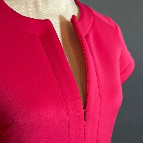 Shoshanna Pink Asymmetrical Mini Dress - Picture 3 of 7